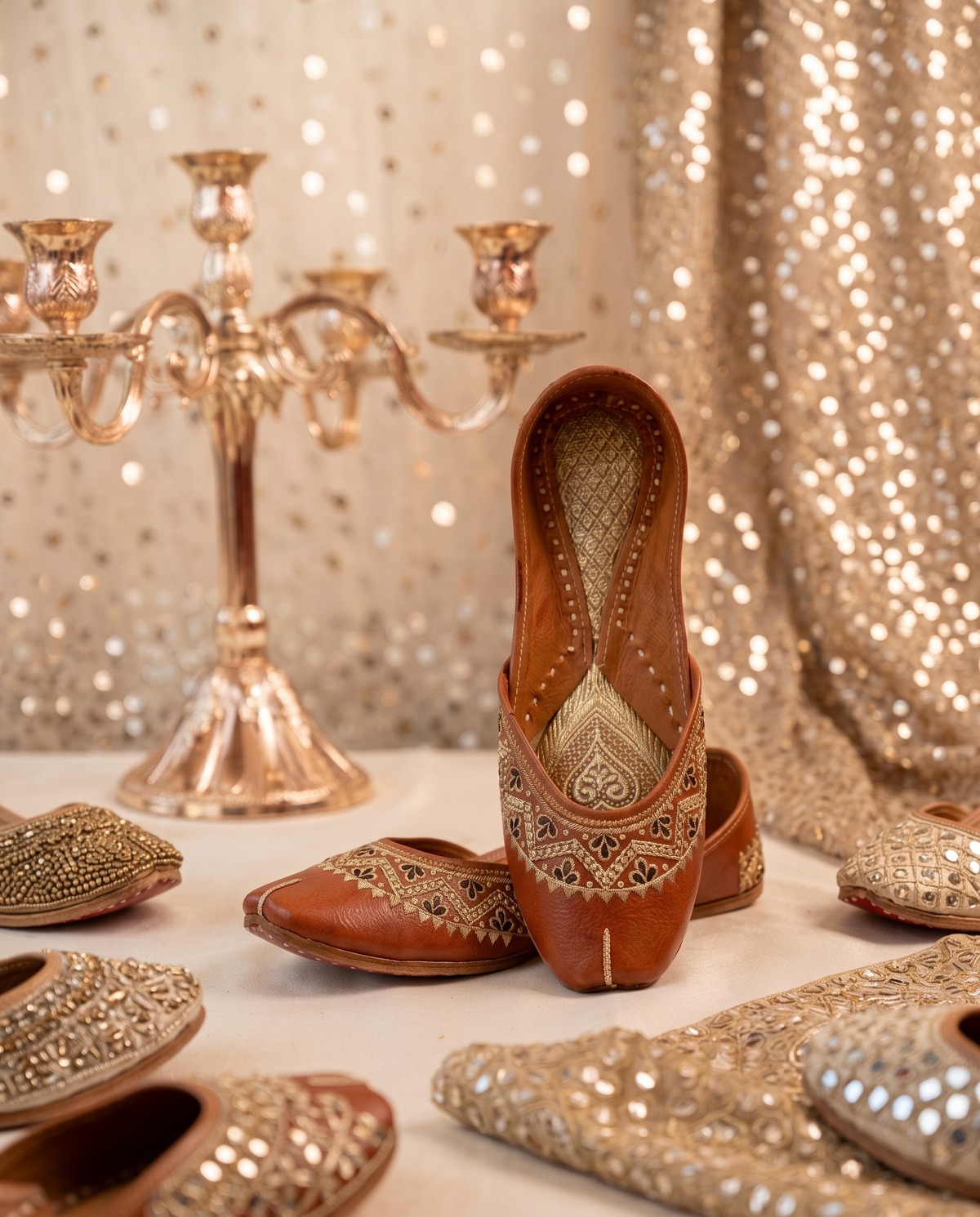Zari Mahal  | Women's Handcrafted Punjabi Jutti