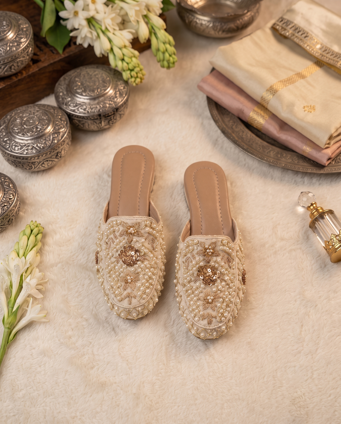 Tabassum Women's Handcrafted Ethnic Mule