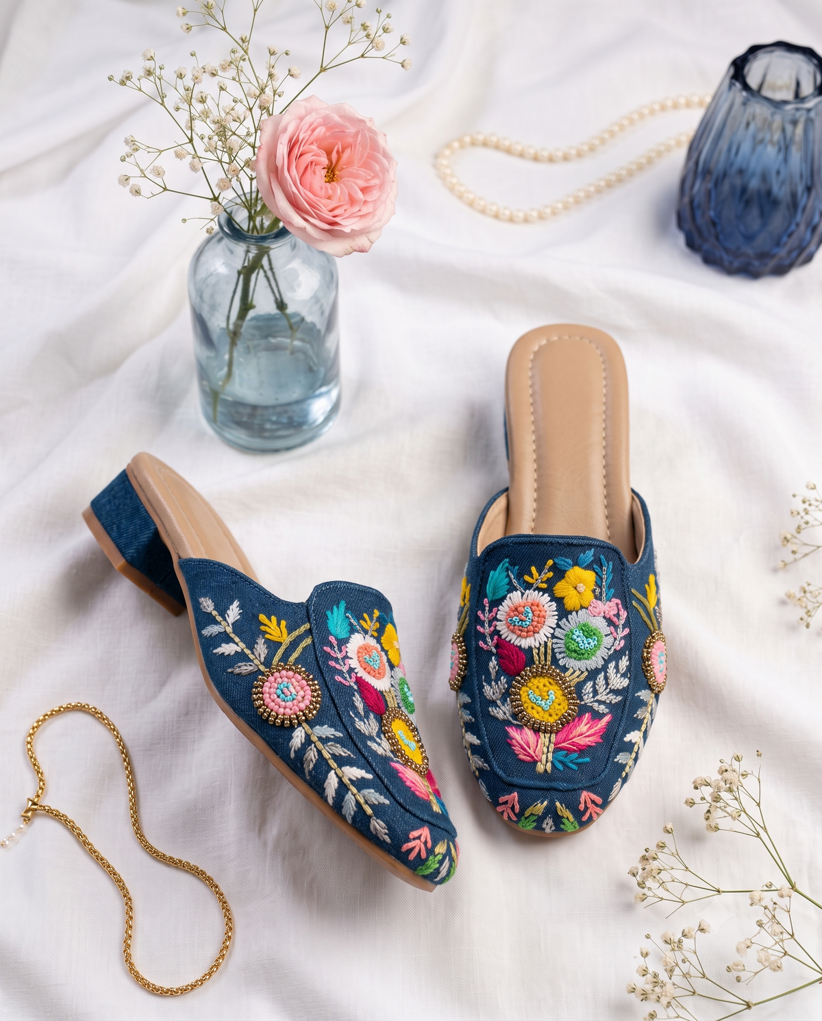 Shahana Women's Handcrafted Ethnic Mule