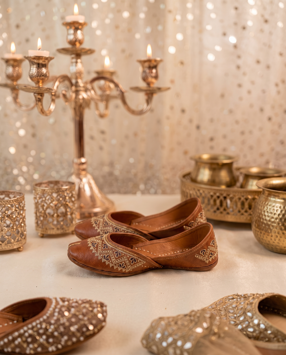 Zari Mahal  | Women's Handcrafted Punjabi Jutti