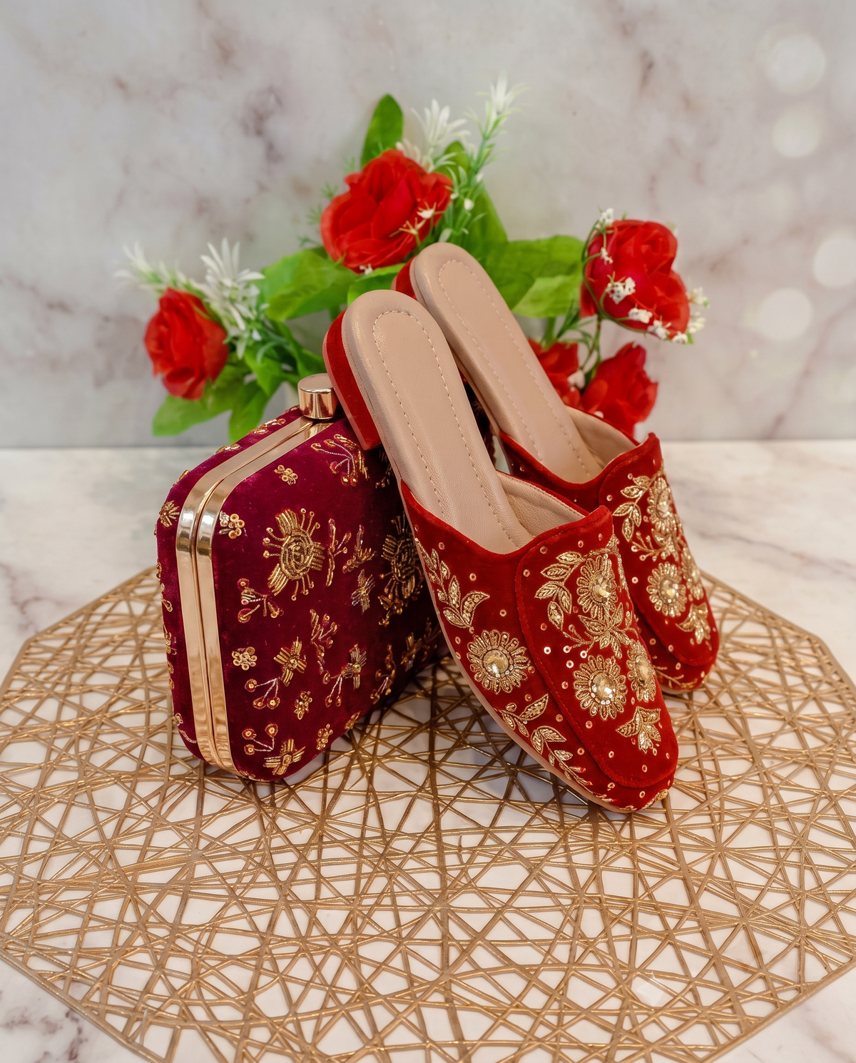 Shafaq Women's Handcrafted Ethnic Mule