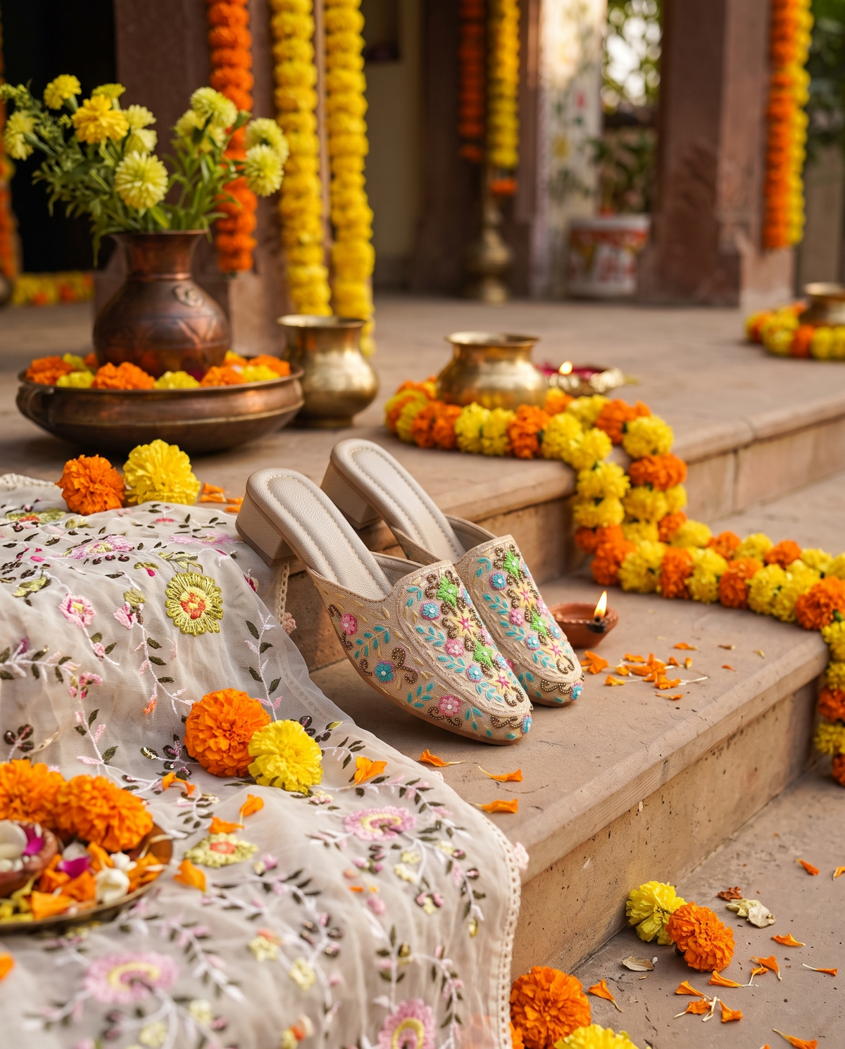 Anokhi Women's Handcrafted Ethnic Mule