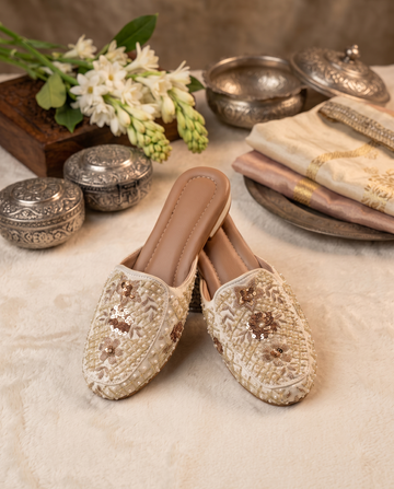 Tabassum Women's Handcrafted Ethnic Mule