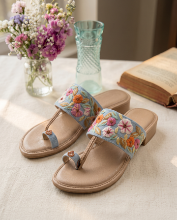 Nafasat Handcrafted Leather Sandals | Traditional Footwear