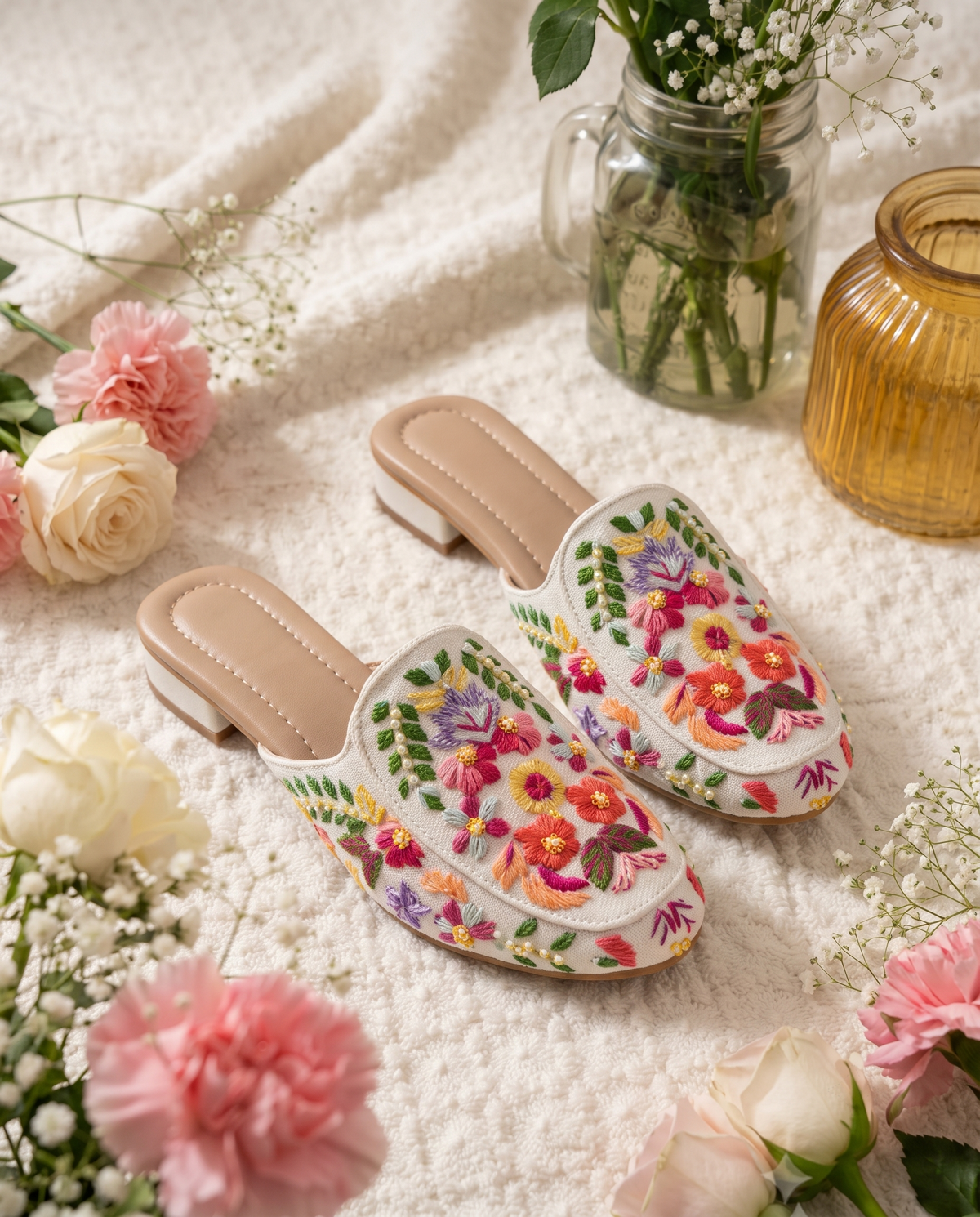 Dastaan Women's Handcrafted Ethnic Mule