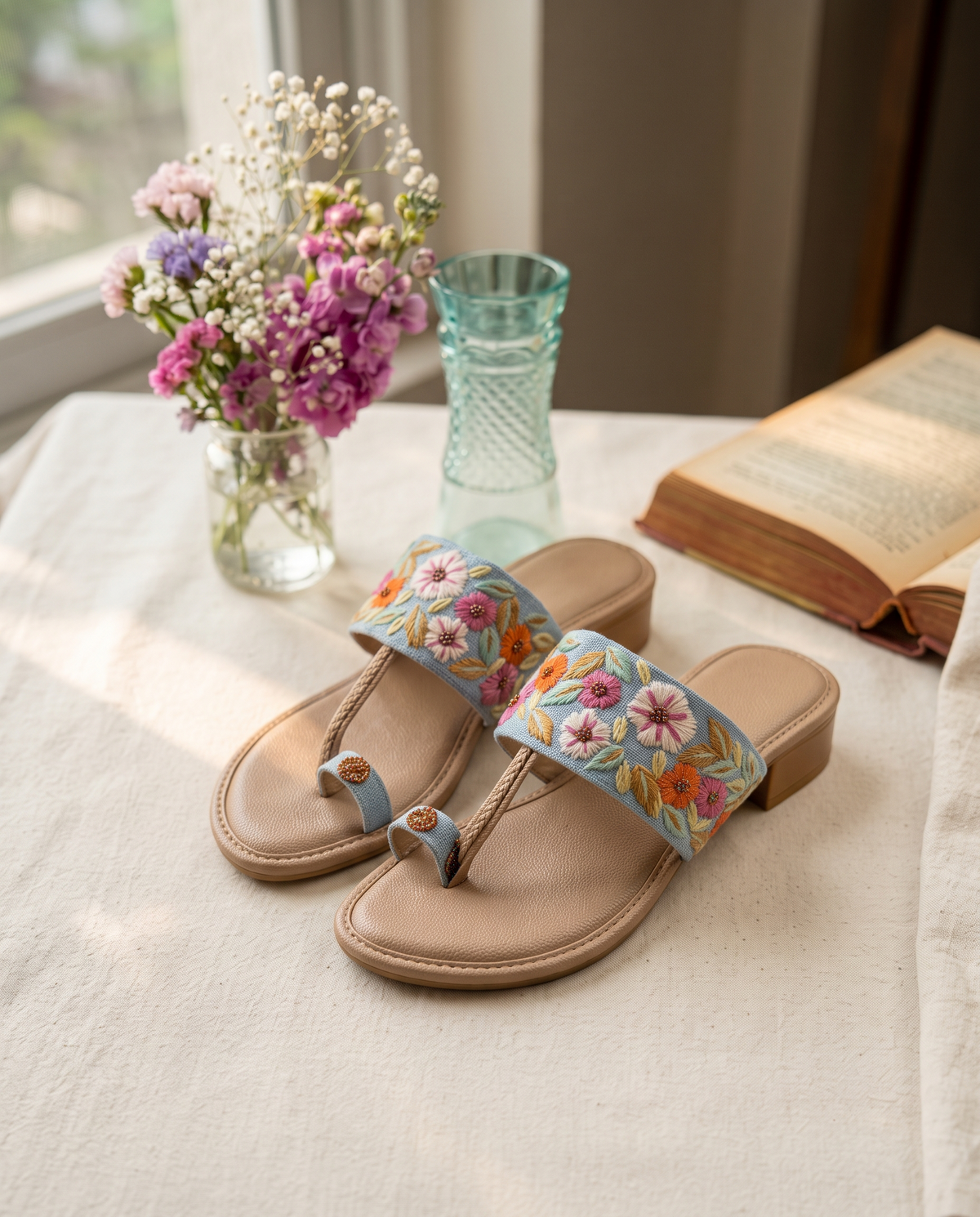 Nafasat Handcrafted Leather Sandals | Traditional Footwear