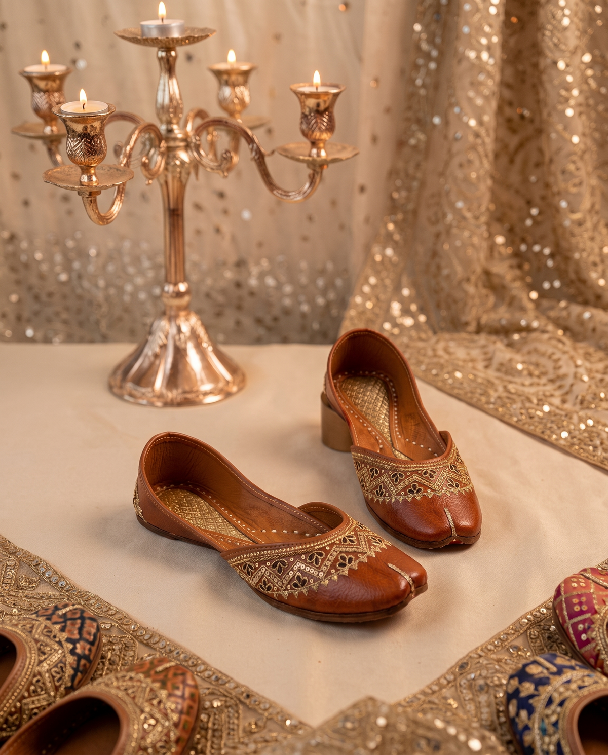 Zari Mahal  | Women's Handcrafted Punjabi Jutti