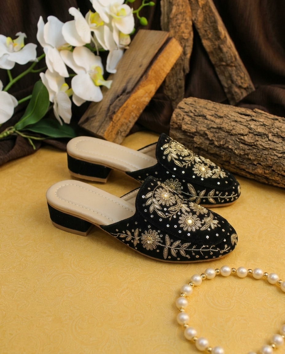 Resham Women's Handcrafted Ethnic Mule