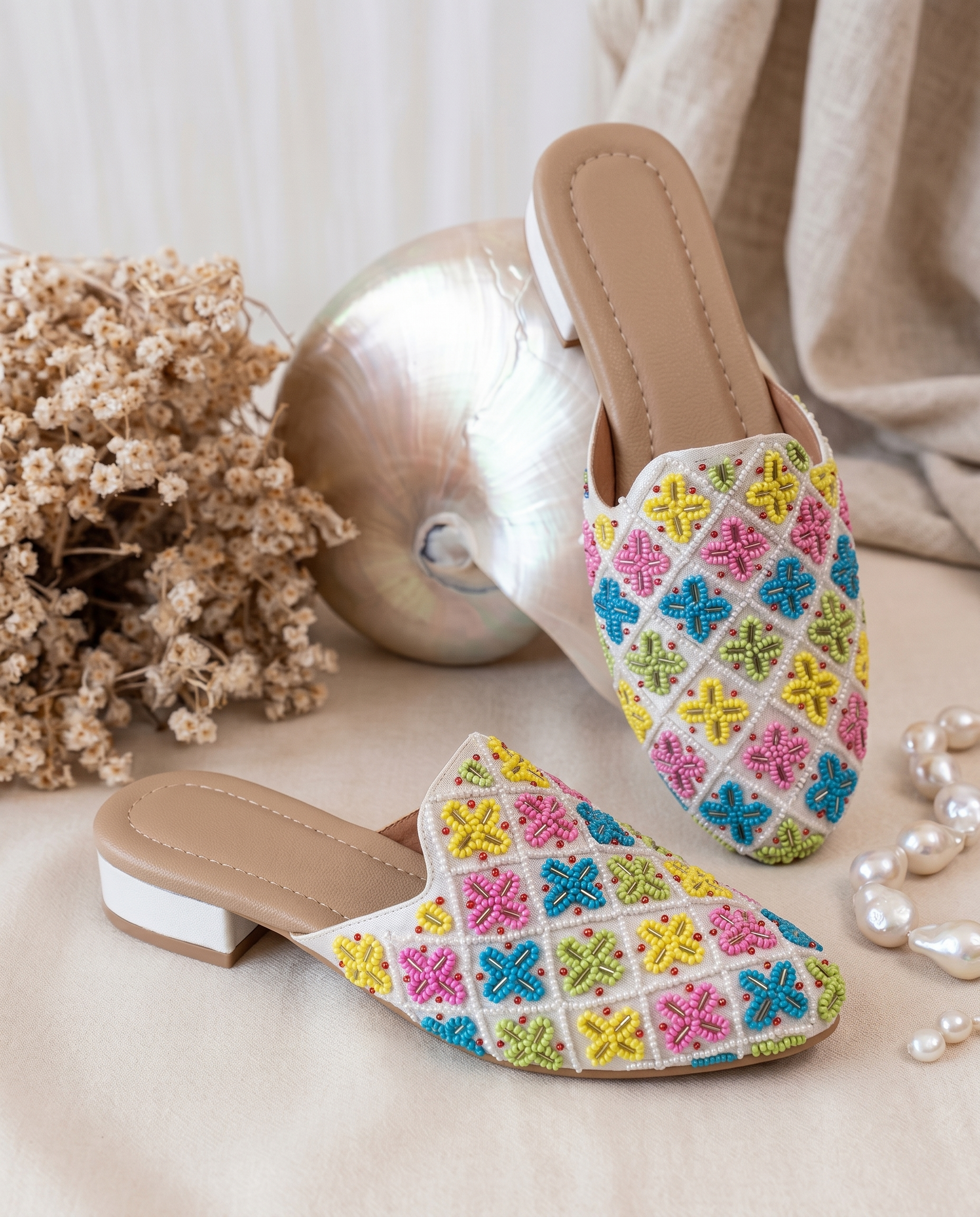 GUL-E-NOOR  | Women's Handcrafted Ethnic Mule