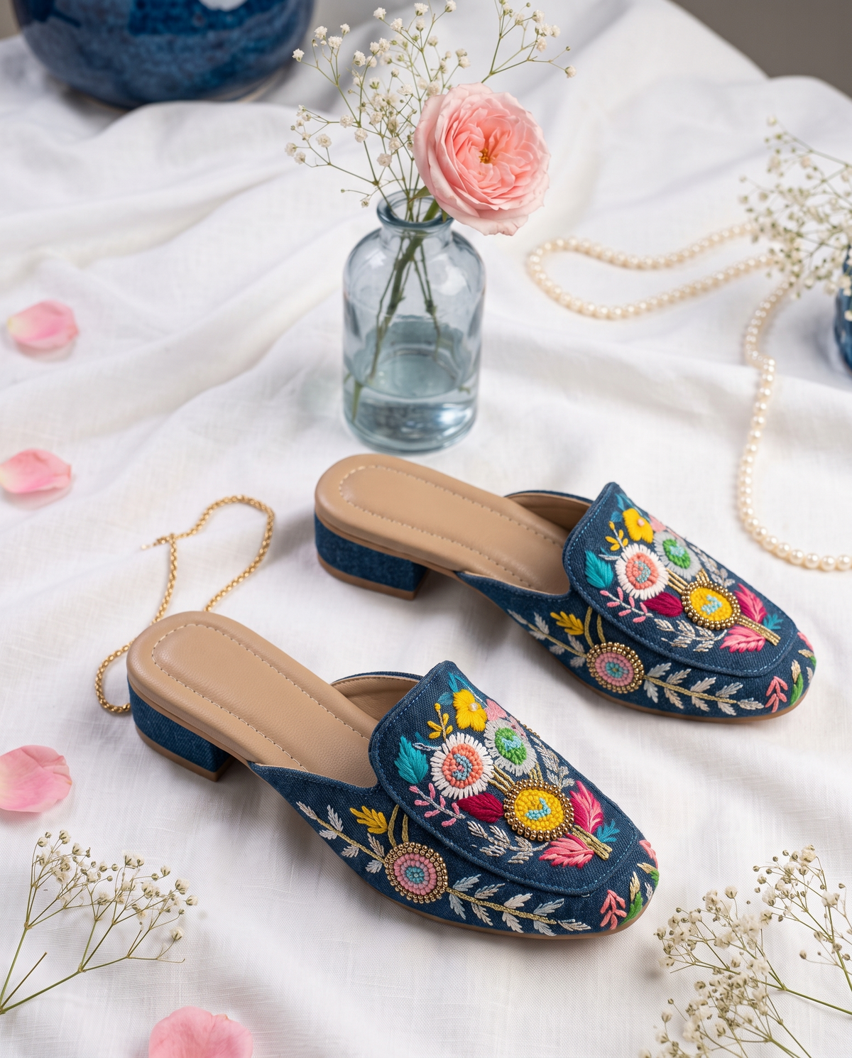 Shahana Women's Handcrafted Ethnic Mule