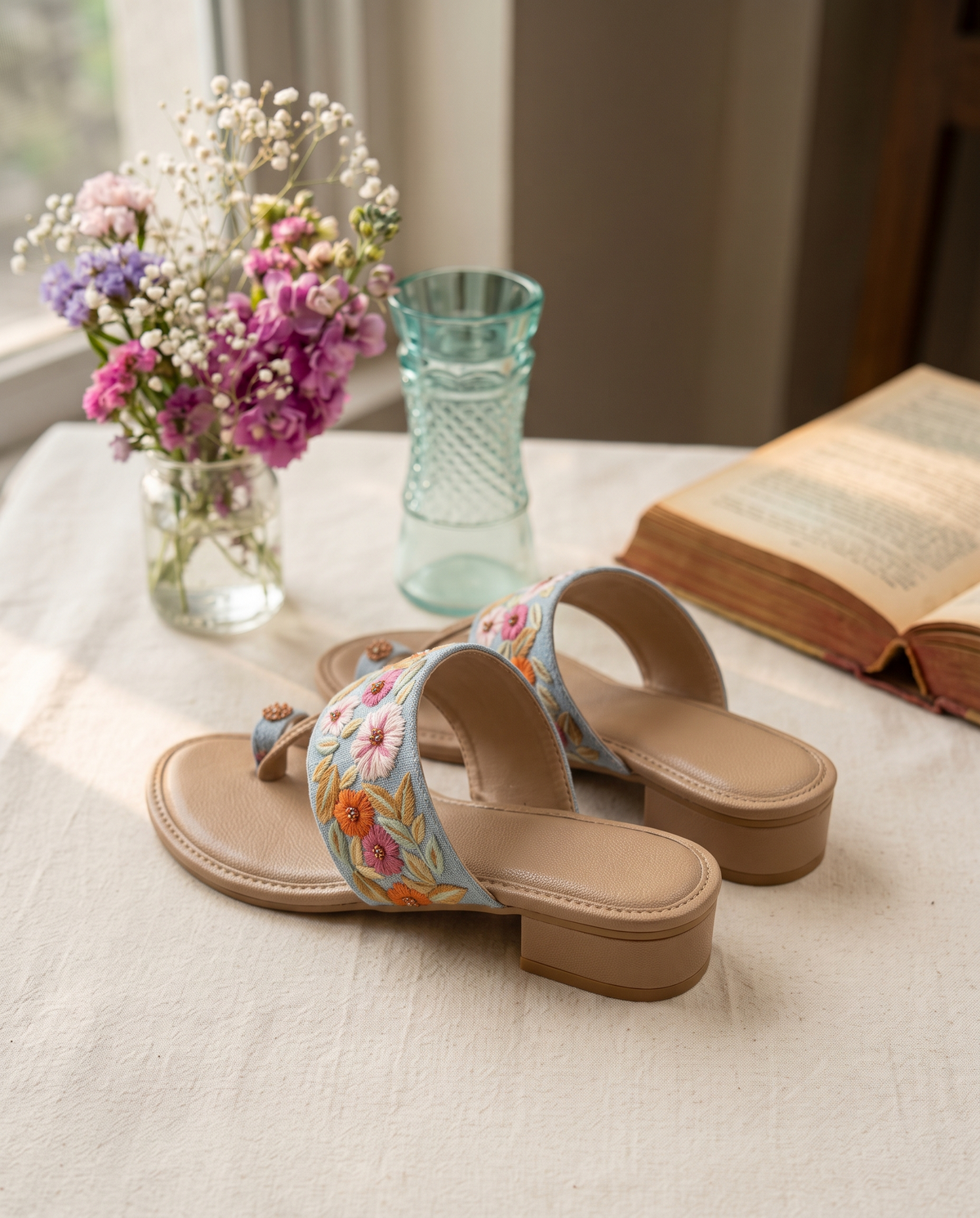 Nafasat Handcrafted Leather Sandals | Traditional Footwear