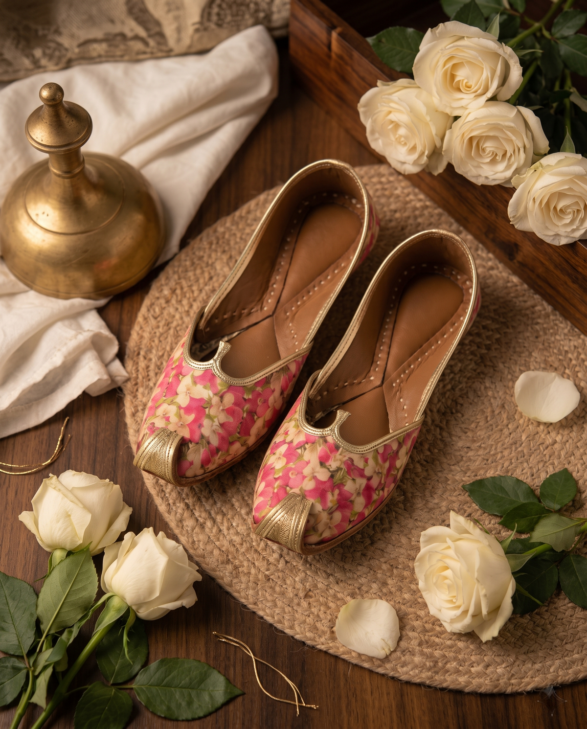 Mizaj Handcrafted Punjabi Jutti | Traditional Ethnic Footwear