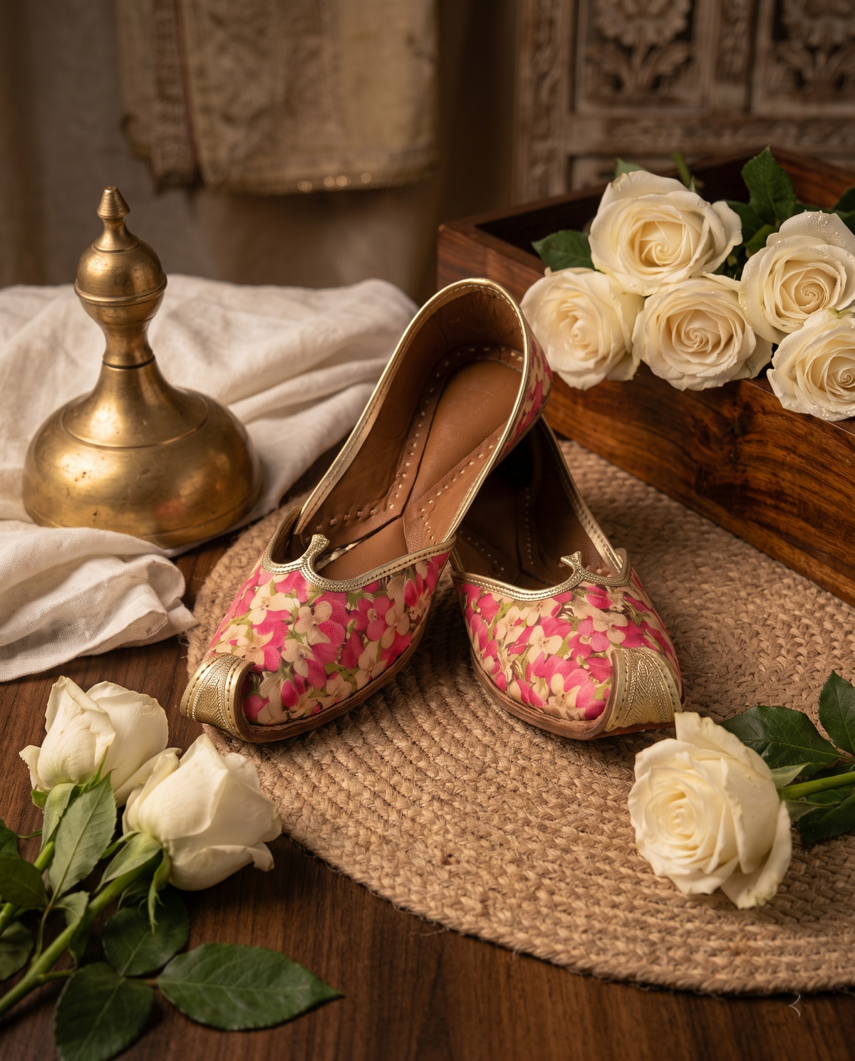 Mizaj Handcrafted Punjabi Jutti | Traditional Ethnic Footwear